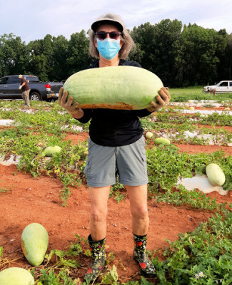 NC - 3 - Lois with enormous watermelon